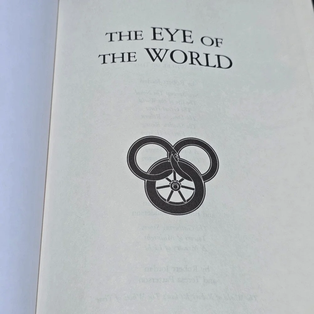 The Eye of the World Robert Jordan Wheel of Time Tor Fantasy Y2K 90's